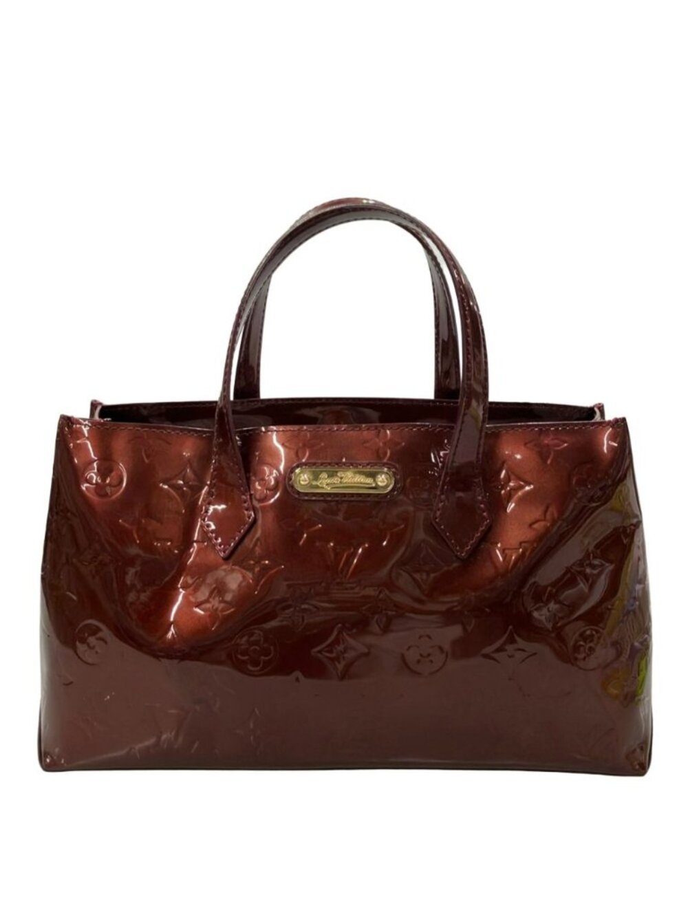 Louis Vuitton Handbag Patent Wilshire PM Monogram Vernis